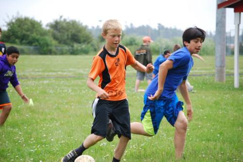 Sage Downes (left) and Matthew Kelley lead the charge. (Pat Kelley photos)