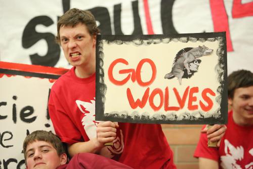 Colin Belliveau gets rowdy.