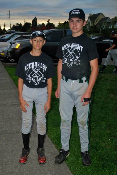 Joey LIppo (left) and James Besaw. (Teresa Besaw photo)