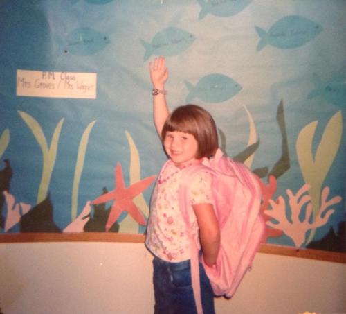 Madeline Roberts begins her school journey.