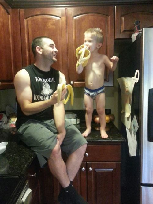 Workin' on the guns with son Chayse. (Jessica Van Velkinburgh photo)