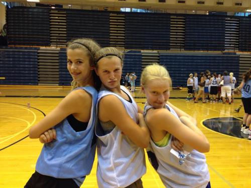 Flexin' for the camera.