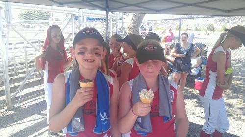 Ice cream, sent to the team by a teacher, helped out, too.