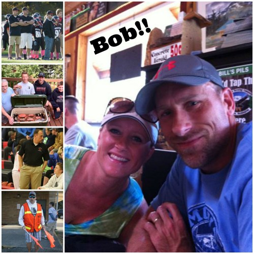 Bob Martin, at work and rest.