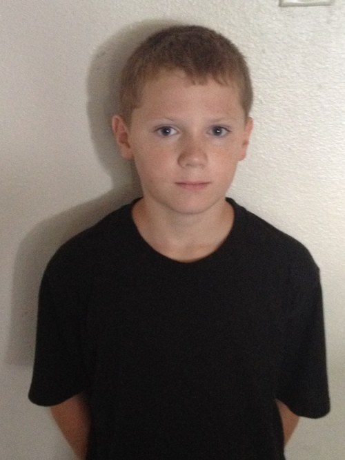 Hunter Wilkinson, one of 11 CMS 7th graders to sign up for football. (Carrie Wilkinson photo)