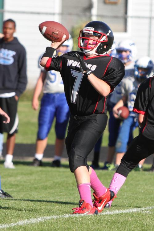 Hunter Downes has moved up to high school football, but a new wave of players prepares to take his place for CMS. (John Fisken photo)