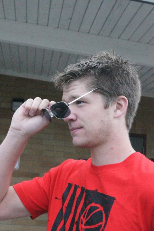 Cue the "CSI: Miami" scream. Matt Shank is going to need sunglasses   