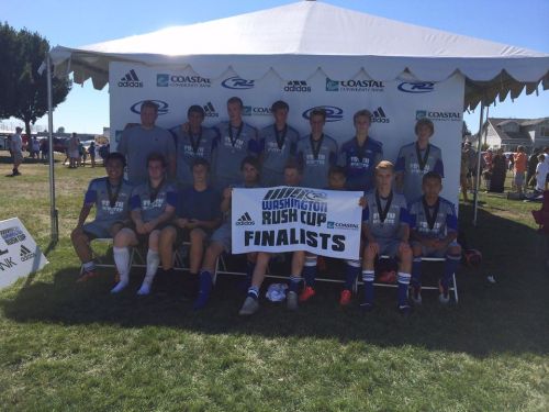 Abraham Leyva (back, third from left) and Zane Bundy (back