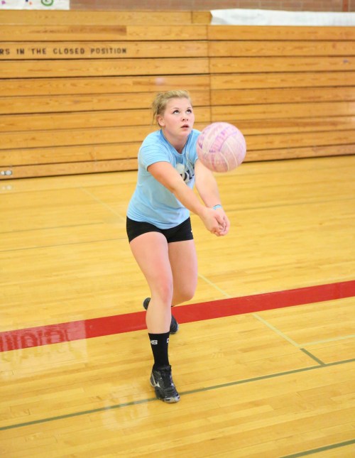 Senior outside hitter Madeline Strasburg is one of four returning letter winners. (John Fisken photos)