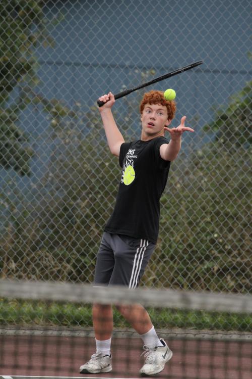 John McClarin prepares to unleash hot death on his foes. (John Fisken photos)