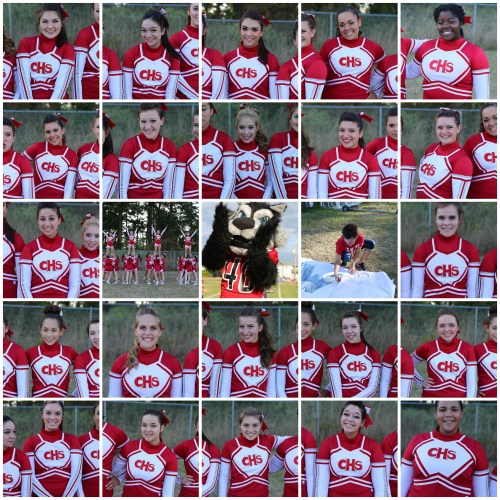 The Wolf cheer squad.