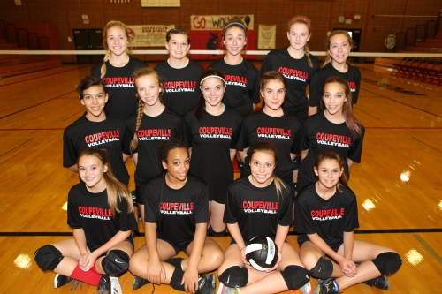 The Wolf JV volleyball squad. (John Fisken photo)