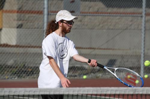 Geoff McClarin gets into the swing of things.
