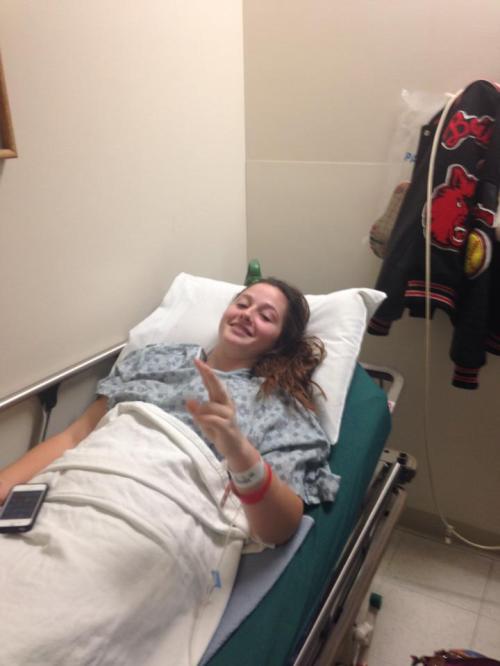 Rumors that Bailey went on to photo-bomb the surgery team -- while knocked out -- are unsubstantiated ... but very, very believable. (Donna Bailey photo)