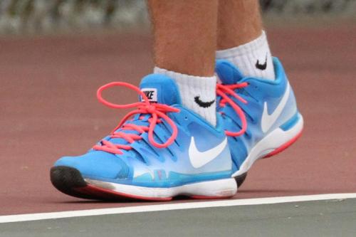 See? It's not just soccer players who are obsessed with their footwear.