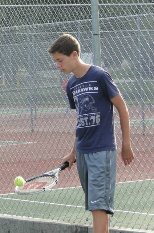 William Nelson works on his ball-juggling skills. (Wendy mcCormick photos)
