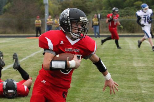 Action! Drama! A lineman planting as a r