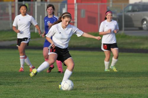 Bree Daigneault pulls off some fancy footwork.