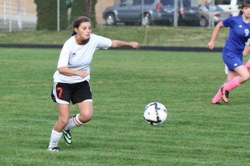 Not even being attacked by her own hair on a breakaway can derail the goal-scoring machine that is Micky LeVine.