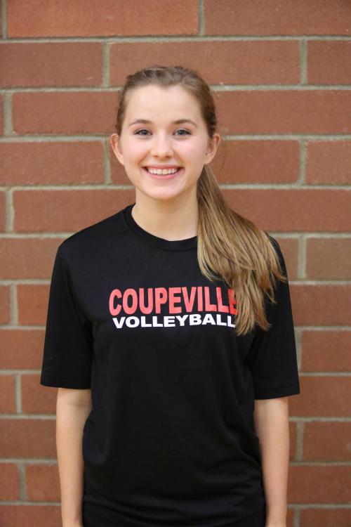 Valen Trujillo added to her impressive floor burn collection Tuesday night. (John Fiosken photos)