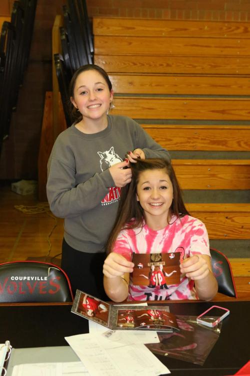 We get meta as McKayla (left) and McKenzie Bailey