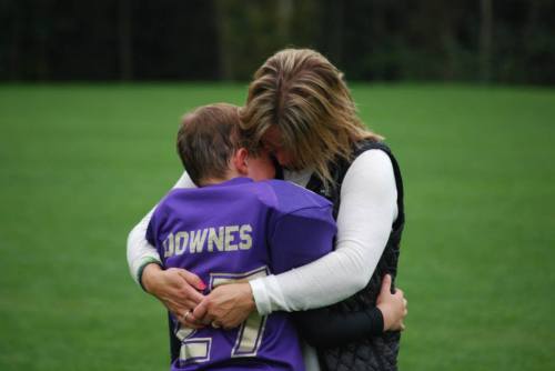 Win or lose, mom is always there for you.