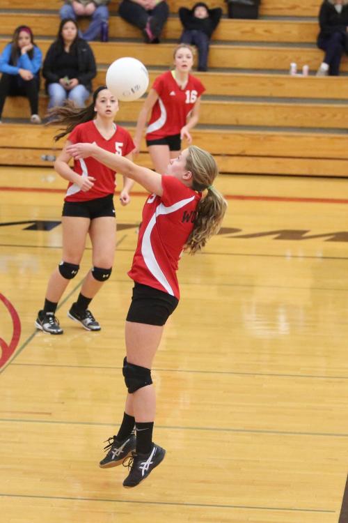 Lauren Rose hops to it.