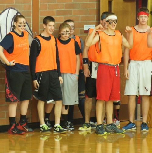 Wolf seniors flex their muscles.