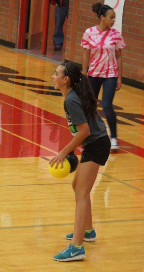 Freshman Lauren Bayne