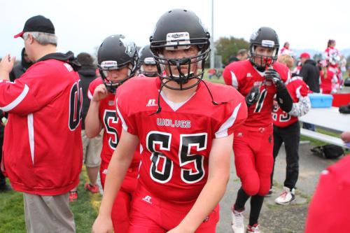 Freshman James Vidoni (65)