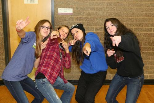 Coupeville Middle School athletes get in on the action.