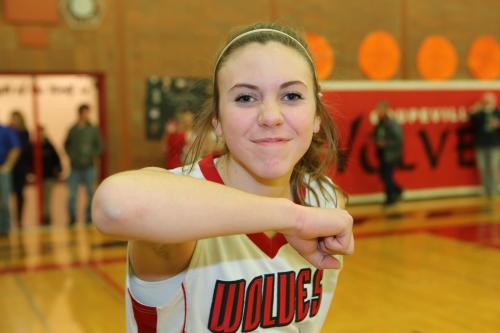 Julia Myers has kept her elbows in prime shape during the off-season.