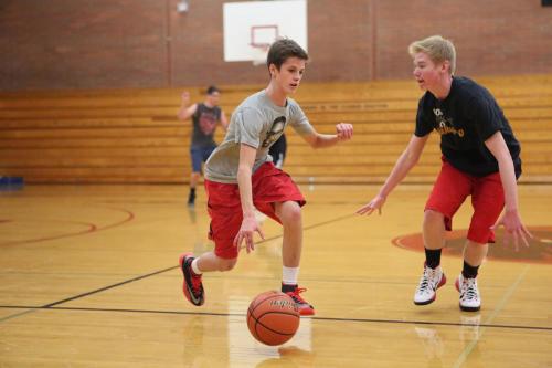 Luke "Shake 'n Bake" Merriman, preparing to break Ben Olsen's legs.