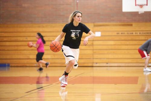 Wynter Thorne, one-ninth of the only undefeated tea in the 1A Olympic League. (John Fisken photos)
