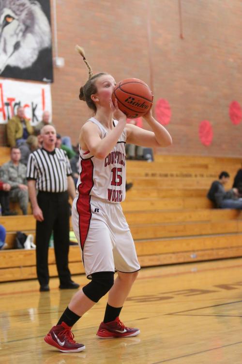 Allison Wenzel has the power! The power of the ponytail!! (John Fisken photos)