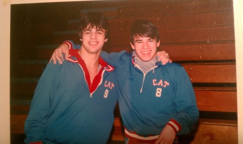 Tumblin (right), back when he was King of the Mats.