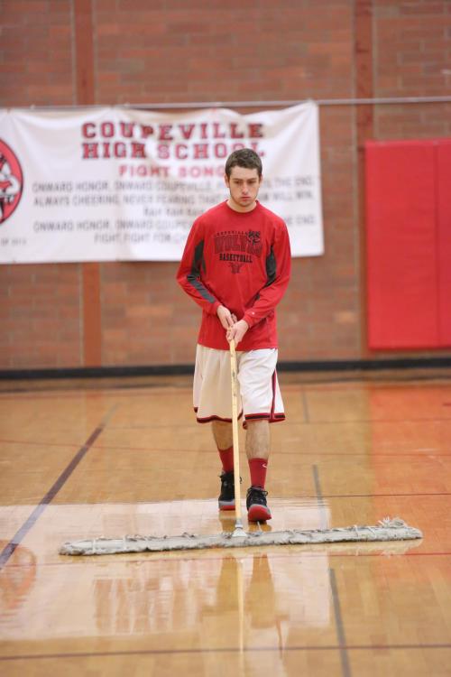 "I'm just here so I don't get fined." Aaron Curtin sweeps us away.