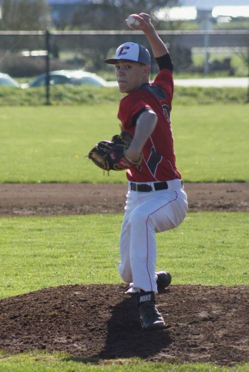 CJ Smith got the start Saturday and pitched well, but was betrayed by a leaky defense. (Shelli Trumbull photos)