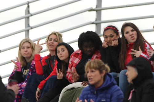 The peanut gallery vamps it up for their favorite photographer.