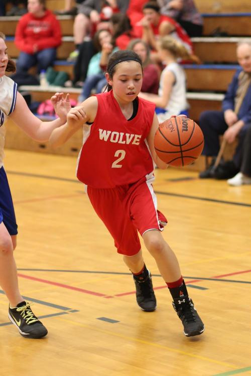 Scout Smith, seen here during the middle school season, helped drive Coupeville's offense. (John Fisken photo)