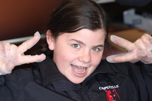 The future of Coupeville Sports, the irrepressible Mollie Bailey.