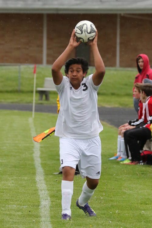 Uriel Liquidano kick-starts the WOlf offense, which poured in 13 goals Thursday. (John Fisken photos)