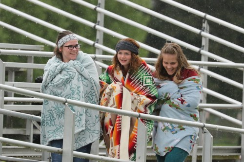 Wolf fans refuse to go home in the middle of a storm. They're not tourists.