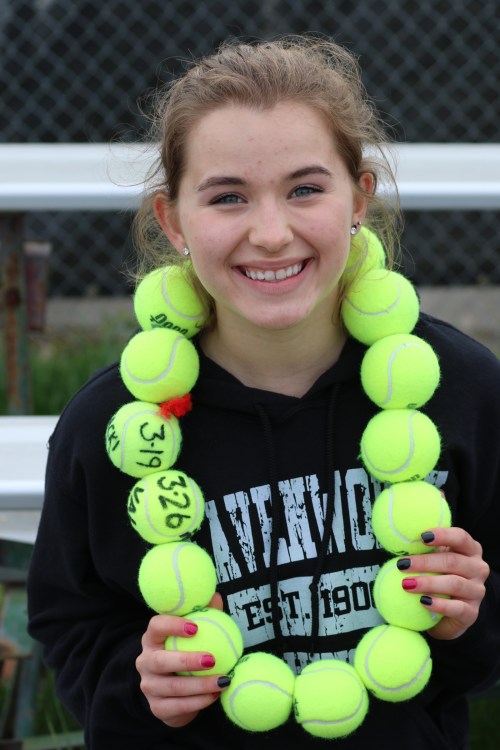 Wolf netter Valen Trujillo basks in the glow of being named Player of the Match.
