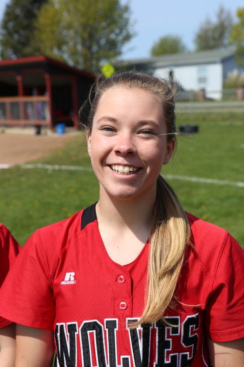 Freshman catcher Lauren Rose had a stellar defensive game Tuesday. (John Fisken photo)
