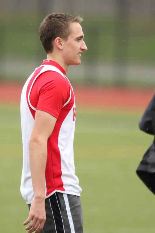 Sophomore Connor Thompson set PRs in the 100 and high jump, while grabbing 2nd in the high jump and triple jump.