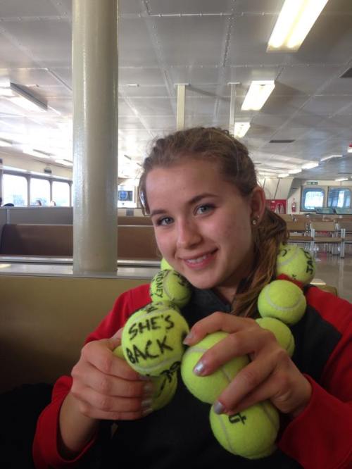 Valen Trujillo, back after resting a bum shoulder, won big Wednesday. (Amy Trujillo photo)