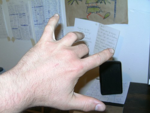 My fingers are ready for their close-up, Mr. DeMille.