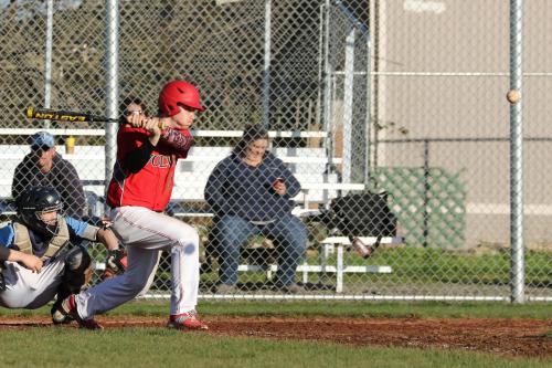 The game wa sthe final one for Wolf seniors Aaron Trumbull (pictured), Josh Bayne, Kyle Bodamer, Aaron Curtin and Risner.