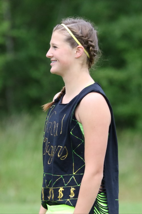 Lindsey Roberts seems to be enjoying herself. (John Fisken photo)